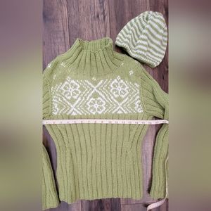 Hand Knit Ribbed Sweater